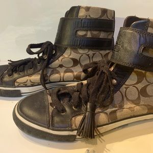 Coach High Top Sneakers size 9